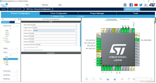 使用STM32CubeMX與Keil uVision5實現(xiàn)按鍵配置 計算機軟硬件開發(fā)與應用